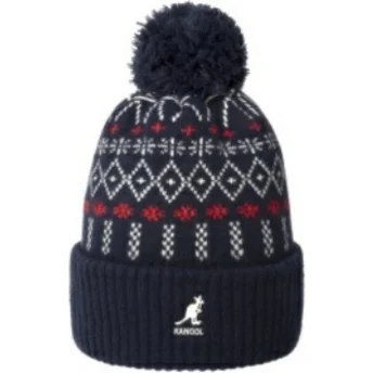 Marineblå hue med kvast Holiday Dk Blue fra Kangol
