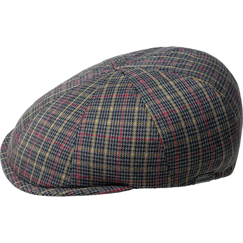 gra-baret-pattern-flexfit-grey-plaid-fra-kangol