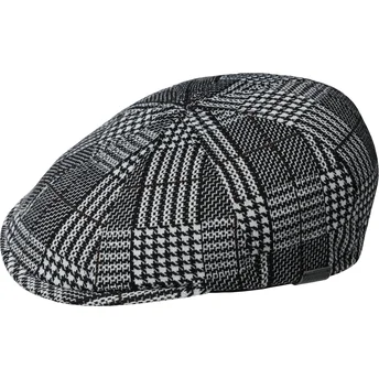 Sort baret Pattern Flexfit Black Plaid fra Kangol