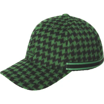 Kangol justerbar grøn buet Block Zig Baseball Cap