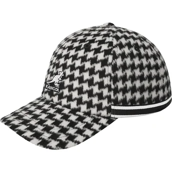 Kangol Block Zig Baseball Hvid Justerbar Hvid Buet Kasket