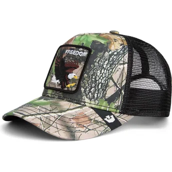 Goorin Bros. The Farm Freedom Eagle Camouflage Seasonal Real Tree trucker kasket med ørn i camouflage.