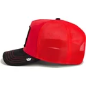 rod-og-sort-trucker-kasket-boffel-ruthless-buffalo-suede-the-farm-fra-goorin-bros