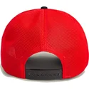 rod-og-sort-trucker-kasket-boffel-ruthless-buffalo-suede-the-farm-fra-goorin-bros