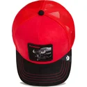rod-og-sort-trucker-kasket-boffel-ruthless-buffalo-suede-the-farm-fra-goorin-bros