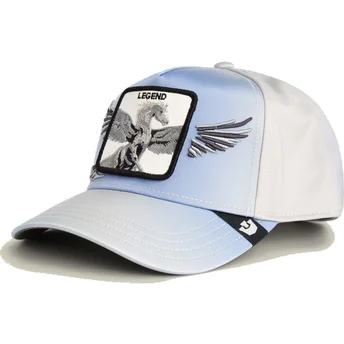 Lyseblå buet snapback kasket Pegaso Legend Flare Up Wings The Farm fra Goorin Bros.