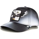 sort-snapback-kasket-med-buet-skygge-orn-free-steal-this-hat-wings-the-farm-fra-goorin-bros