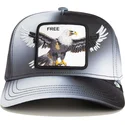 sort-snapback-kasket-med-buet-skygge-orn-free-steal-this-hat-wings-the-farm-fra-goorin-bros
