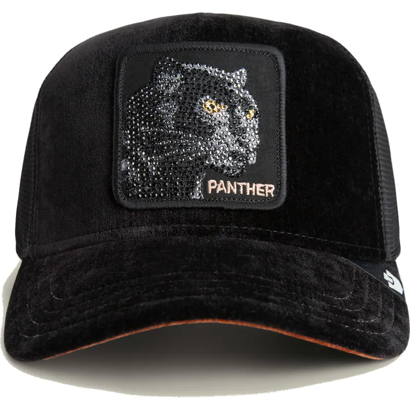 sort-trucker-kasket-panter-iced-panther-jewel-tones-the-farm-fra-goorin-bros