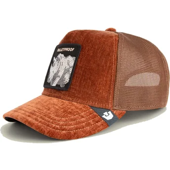Gorra trucker brun næsehorn Bulletproof Iced Rhino Jewel Tones The Farm fra Goorin Bros.