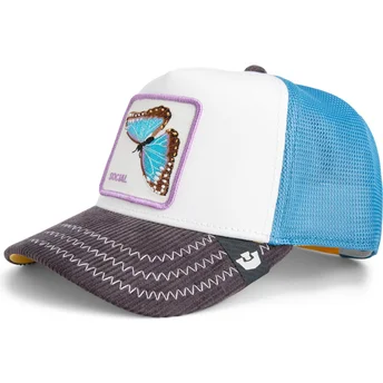 Gorra trucker multicolor sommerfugl Social Remix The Farm fra Goorin Bros.