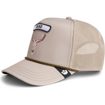 Goorin Bros. beige trucker-kasket GB2 Skull The Rocker The Farm.
