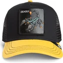 goorin-bros-the-farm-deadly-sport-sort-og-gul-skorpion-trucker-kasket