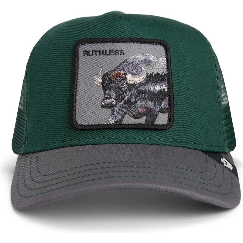 goorin-bros-the-farm-ruthless-two-tone-buffalo-sport-gron-og-gra-boffel-trucker-kasket