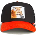 sort-og-orange-raev-trucker-kasket-good-looks-sport-the-farm-af-goorin-bros