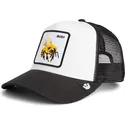 trucker-kasket-hvid-og-sort-bi-the-busy-bee-sport-the-farm-fra-goorin-bros
