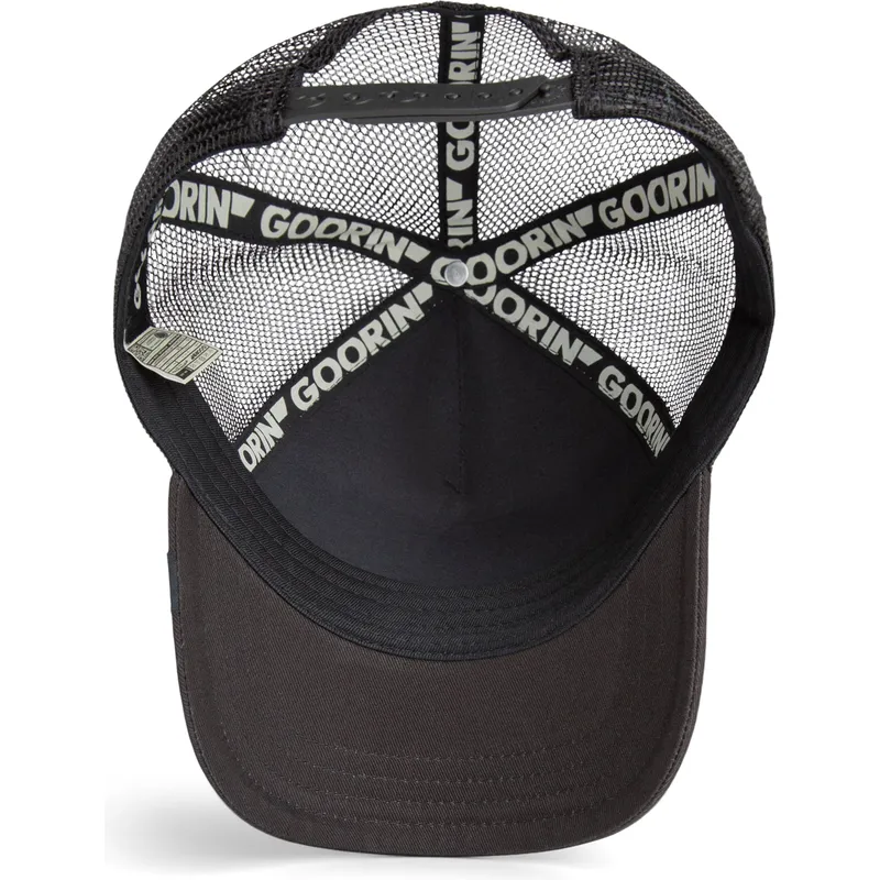 trucker-kasket-hvid-og-sort-bi-the-busy-bee-sport-the-farm-fra-goorin-bros