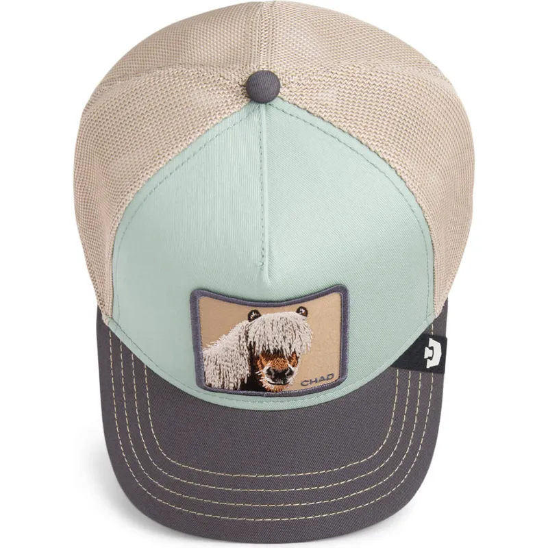 multifarvet-trucker-kasket-hest-chad-tri-tone-the-farm-fra-goorin-bros