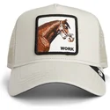 hvid-trucker-kasket-med-hest-work-horse-grit-the-farm-fra-goorin-bros