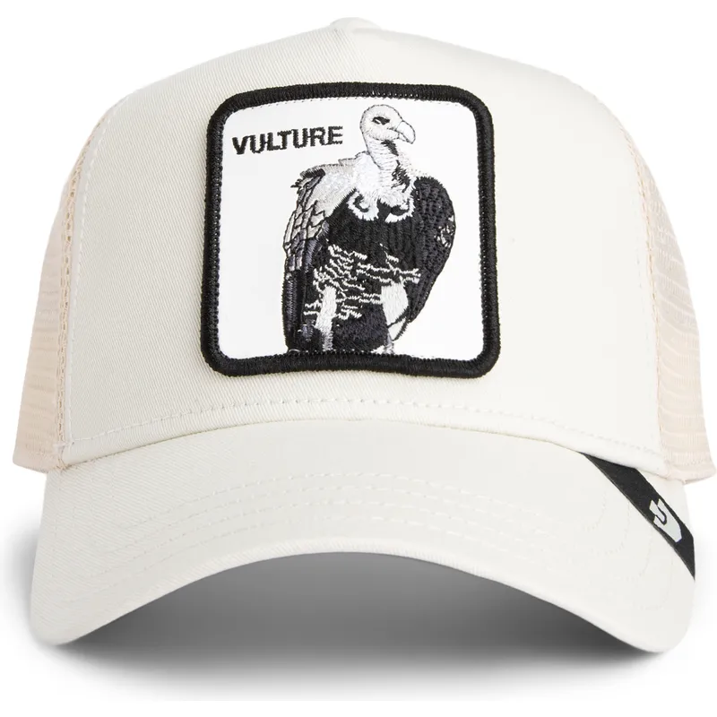 hvid-trucker-kasket-med-grib-vulture-grit-the-farm-fra-goorin-bros
