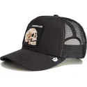 sort-trucker-kasket-med-kranium-the-cancelled-skull-grit-the-farm-af-goorin-bros