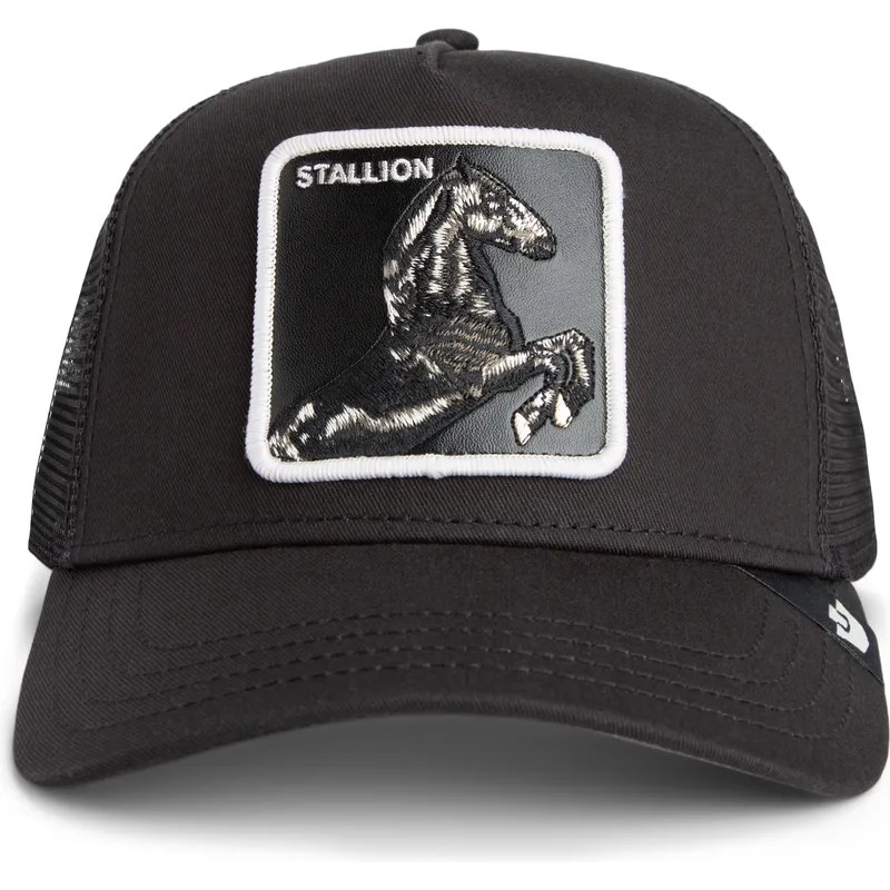 sort-trucker-kasket-hest-stallion-the-farm-fra-goorin-bros
