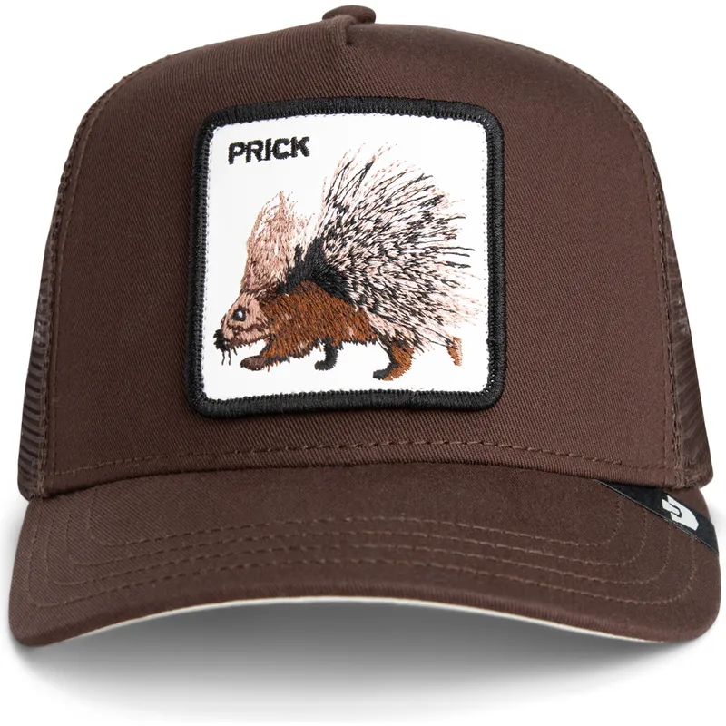 trucker-kasket-brun-pindsvin-prick-the-farm-fra-goorin-bros