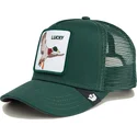 gron-trucker-kasket-til-dreng-med-and-the-lucky-mini-the-farm-fra-goorin-bros