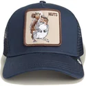 marinebla-trucker-kasket-til-dreng-nuts-mini-the-farm-egern-fra-goorin-bros