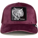 trucker-kasket-bordeaux-tiger-savage-tiger-velour-the-farm-fra-goorin-bros