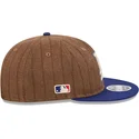 los-angeles-dodgers-mlb-new-era-9fifty-retro-crown-wool-pinstripe-justerbar-brun-og-bla-flad-kasket