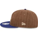 los-angeles-dodgers-mlb-new-era-9fifty-retro-crown-wool-pinstripe-justerbar-brun-og-bla-flad-kasket