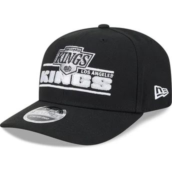 Sort buet snapback 9SEVENTY Stretch Snap Stated kasket fra Los Angeles Kings NHL fra New Era