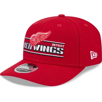 Rød buet snapback 9SEVENTY Stretch Snap Stated kasket fra Detroit Red Wings NHL fra New Era