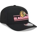 chicago-blackhawks-nhl-new-era-9seventy-stretch-snap-stated-sort-buet-snapback-kasket