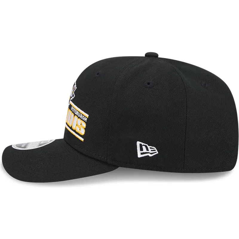 sort-buet-snapback-kasket-9seventy-stretch-snap-stated-fra-pittsburgh-penguins-nhl-fra-new-era