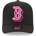 sort-buet-snapback-kasket-9fifty-a-frame-neon-fra-boston-red-sox-mlb-fra-new-era