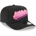sort-buet-snapback-9fifty-a-frame-neon-kasket-fra-oakland-athletics-mlb-fra-new-era