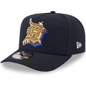 marinebla-buet-kasket-snapback-9fifty-a-frame-emblem-fra-detroit-tigers-mlb-fra-new-era