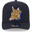 marinebla-buet-kasket-snapback-9fifty-a-frame-emblem-fra-detroit-tigers-mlb-fra-new-era