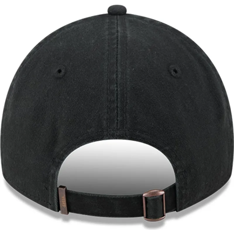 sort-justerbar-kurvet-kasket-9twenty-stamp-fra-vegas-golden-knights-nhl-fra-new-era