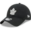 sort-justerbar-buet-kasket-9twenty-stamp-fra-toronto-maple-leafs-nhl-fra-new-era
