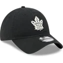 sort-justerbar-buet-kasket-9twenty-stamp-fra-toronto-maple-leafs-nhl-fra-new-era