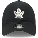 sort-justerbar-kurvet-kasket-9twenty-stamp-fra-toronto-maple-leafs-nhl-fra-new-era