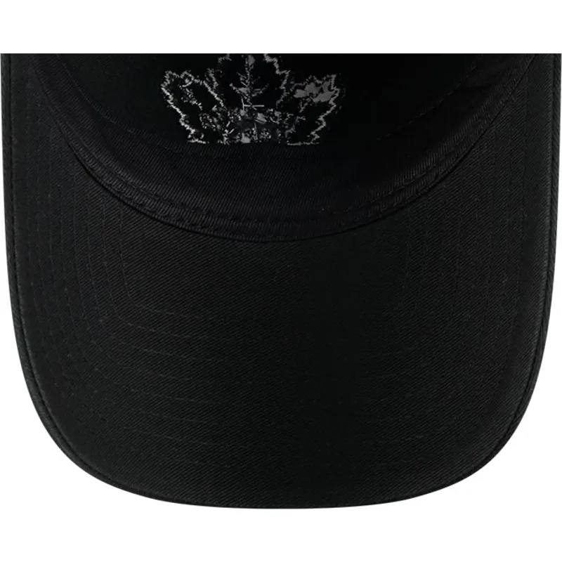 sort-justerbar-kurvet-kasket-9twenty-stamp-fra-toronto-maple-leafs-nhl-fra-new-era