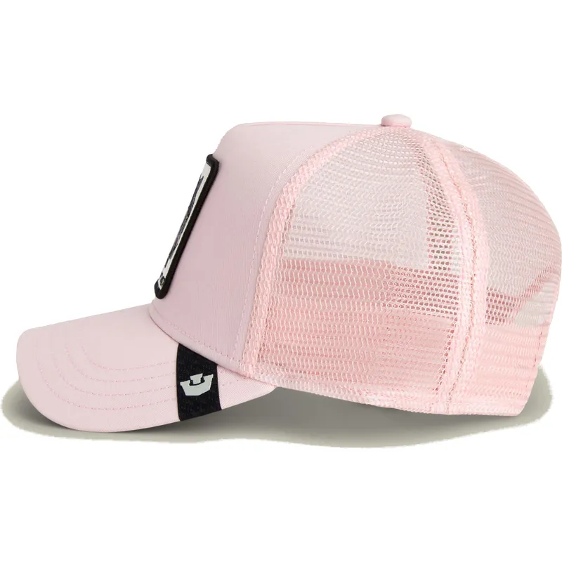 trucker-kasket-lyserod-panter-panther-sport-the-farm-fra-goorin-bros