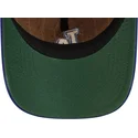brun-og-bla-justerbar-9twenty-a-frame-wool-pinstripe-kasket-fra-los-angeles-dodgers-mlb-fra-new-era
