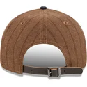 new-era-new-york-yankees-mlb-9fifty-retro-crown-uld-pinstripe-justerbar-brun-og-marinebla-flad-kasket