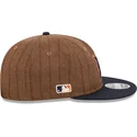justerbar-brun-og-marinebla-fladskygget-kasket-9fifty-retro-crown-wool-pinstripe-fra-detroit-tigers-mlb-fra-new-era