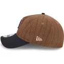 justerbar-9twenty-a-frame-wool-pinstripe-kasket-i-brun-og-marinebla-fra-detroit-tigers-mlb-af-new-era